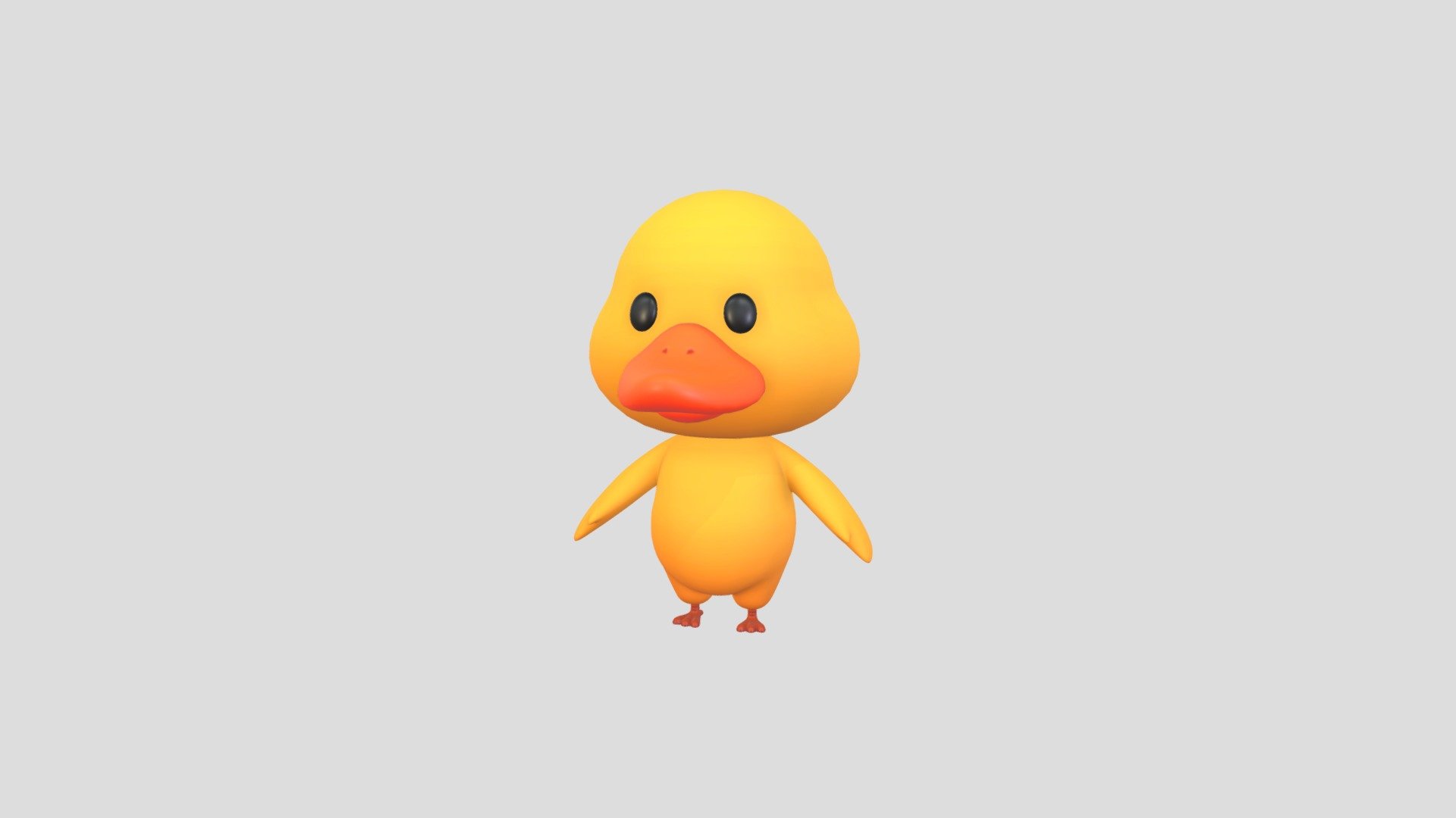 Character212 Duck 3d model