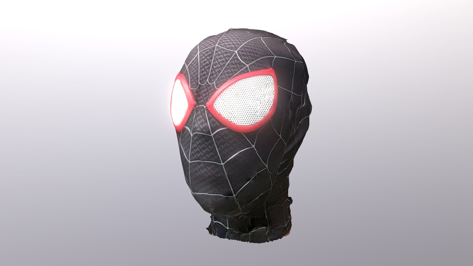 Spider-Man (Miles Morales) Mask Scan 3d model