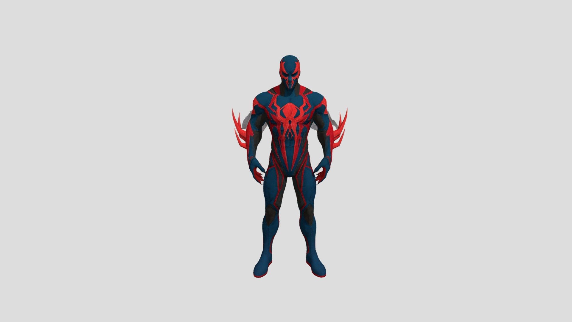 Spiderman 2099 3d model