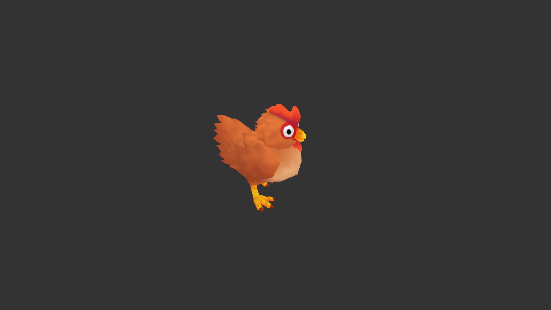 Hen 3d model