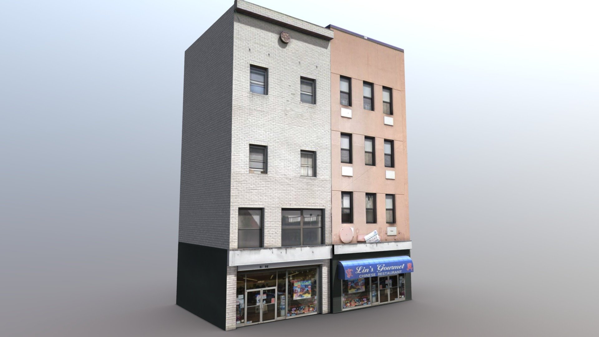 NYC Bronx Buildings 3d model