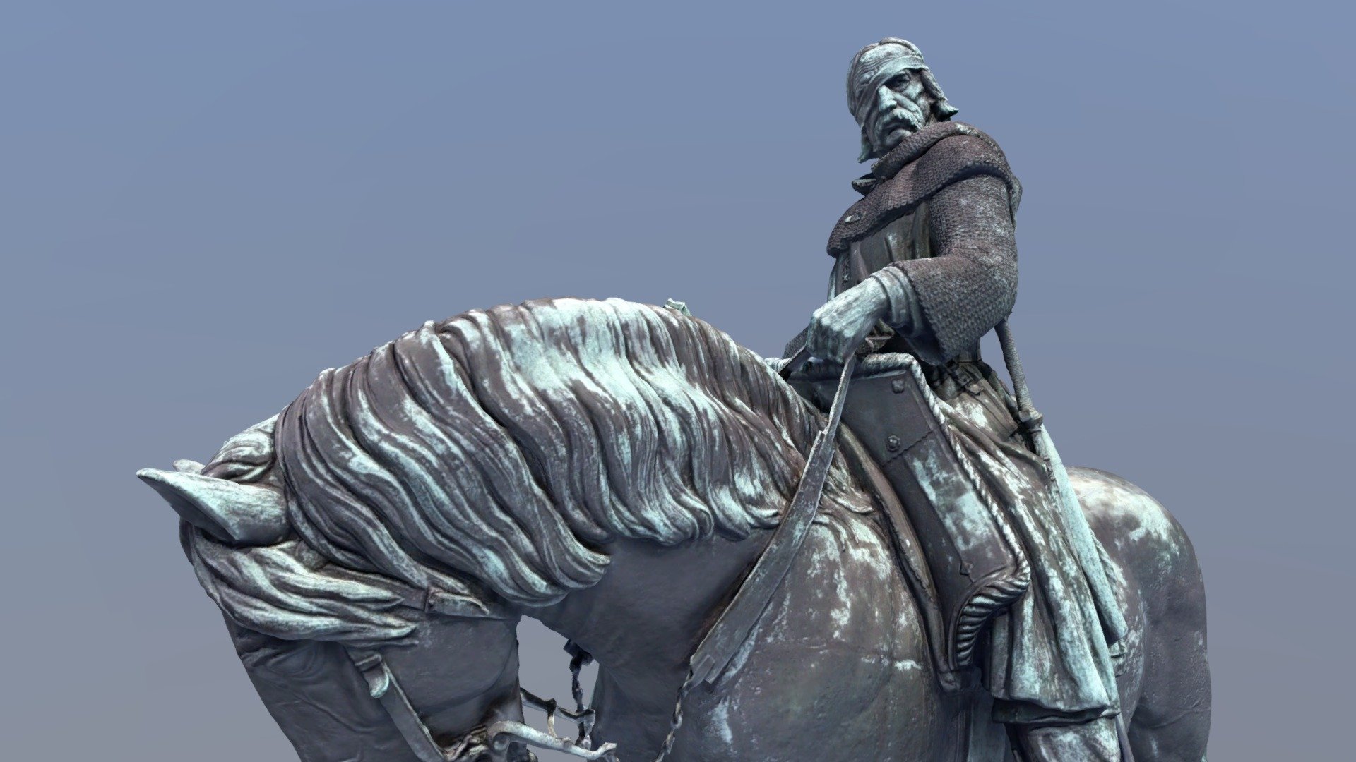 The Equestrian Statue of Jan Žižka, Prague 3d model