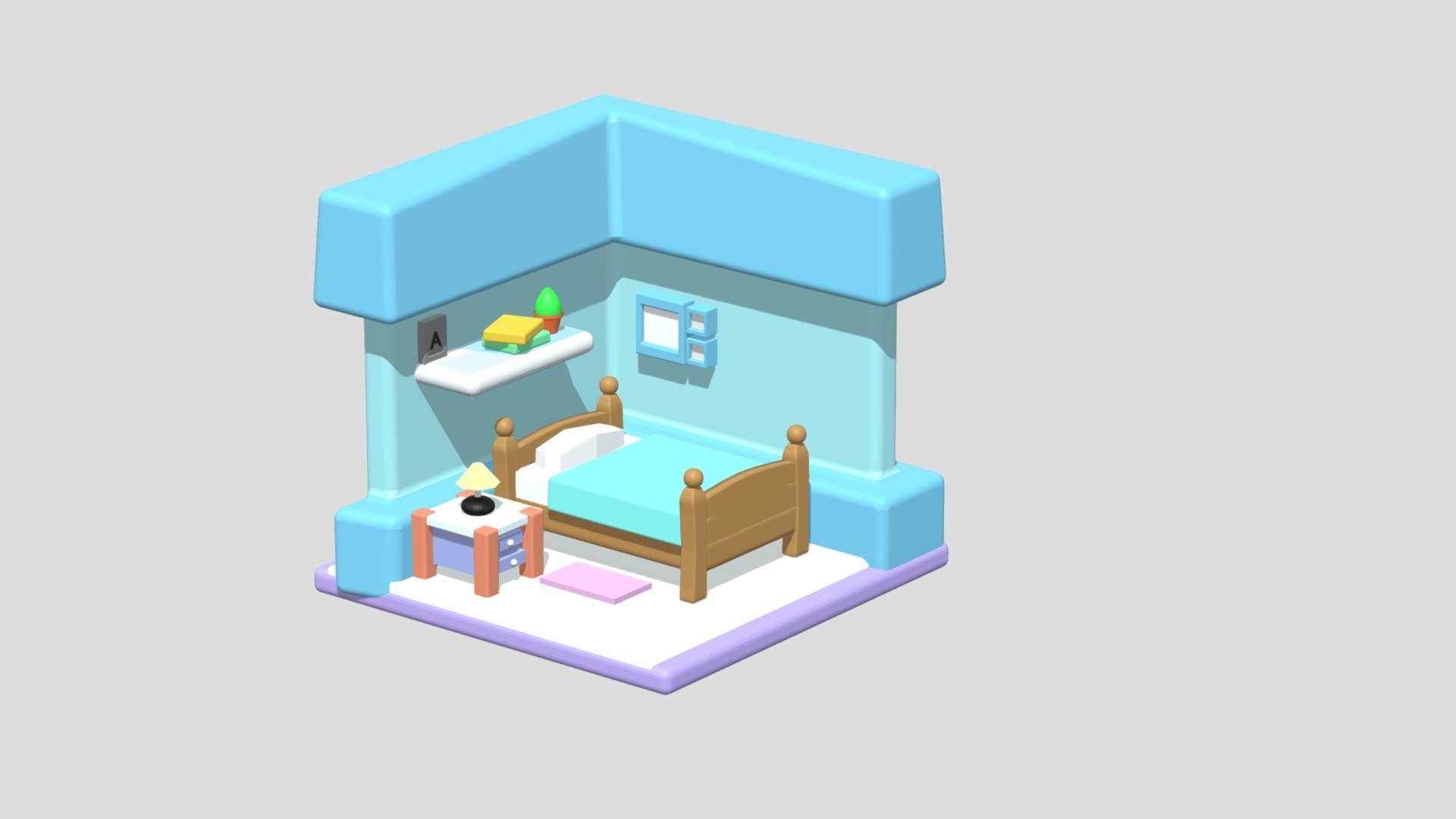 ISOMETRIC ROOM 3d model