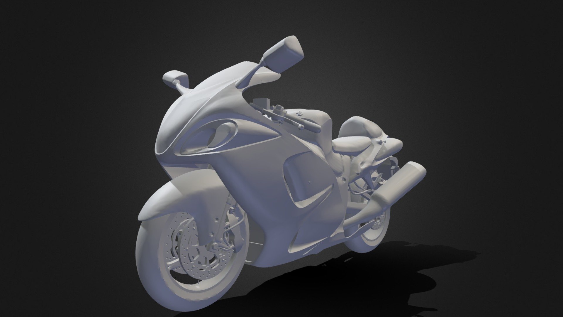 SUZUKI GSX1300R HAYABUSA 2015 3D PRINTABLE MODEL 3d model