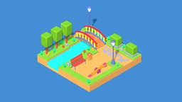 Low Poly Park 🌷