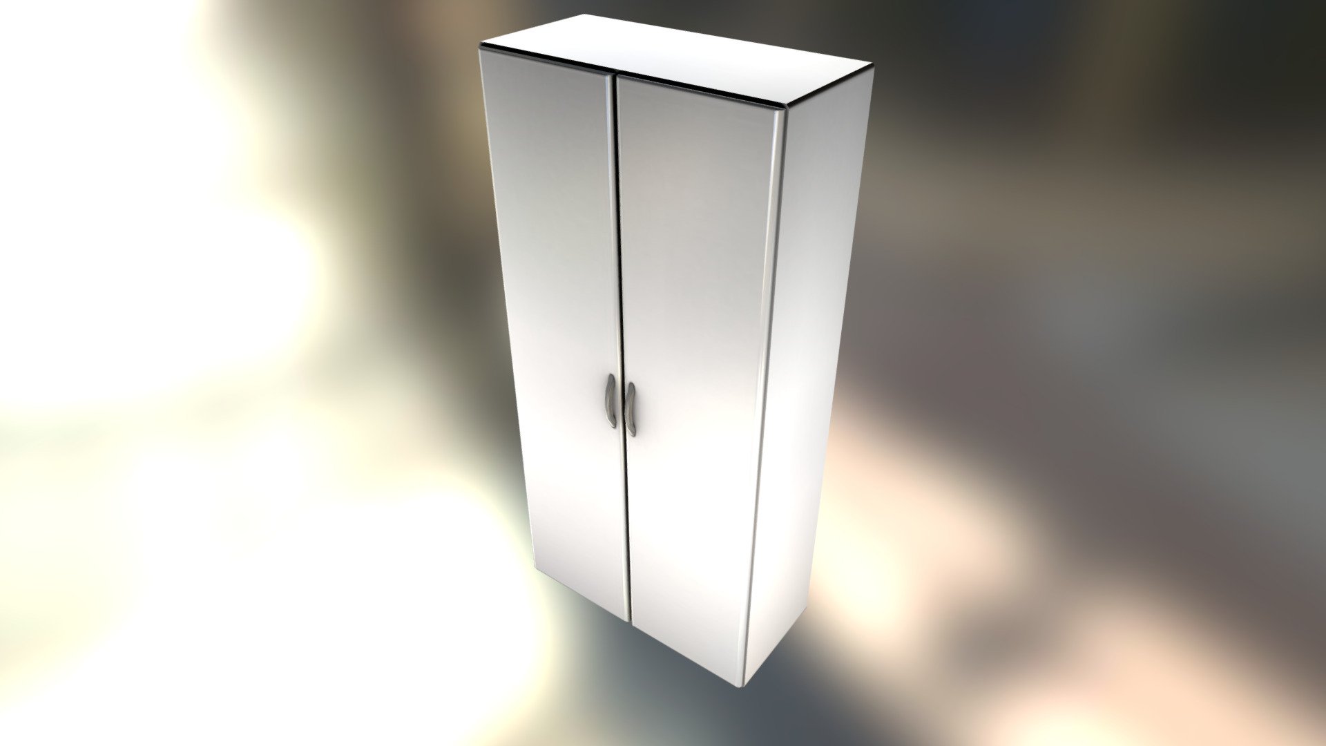 Low-Poly Closet 3d model