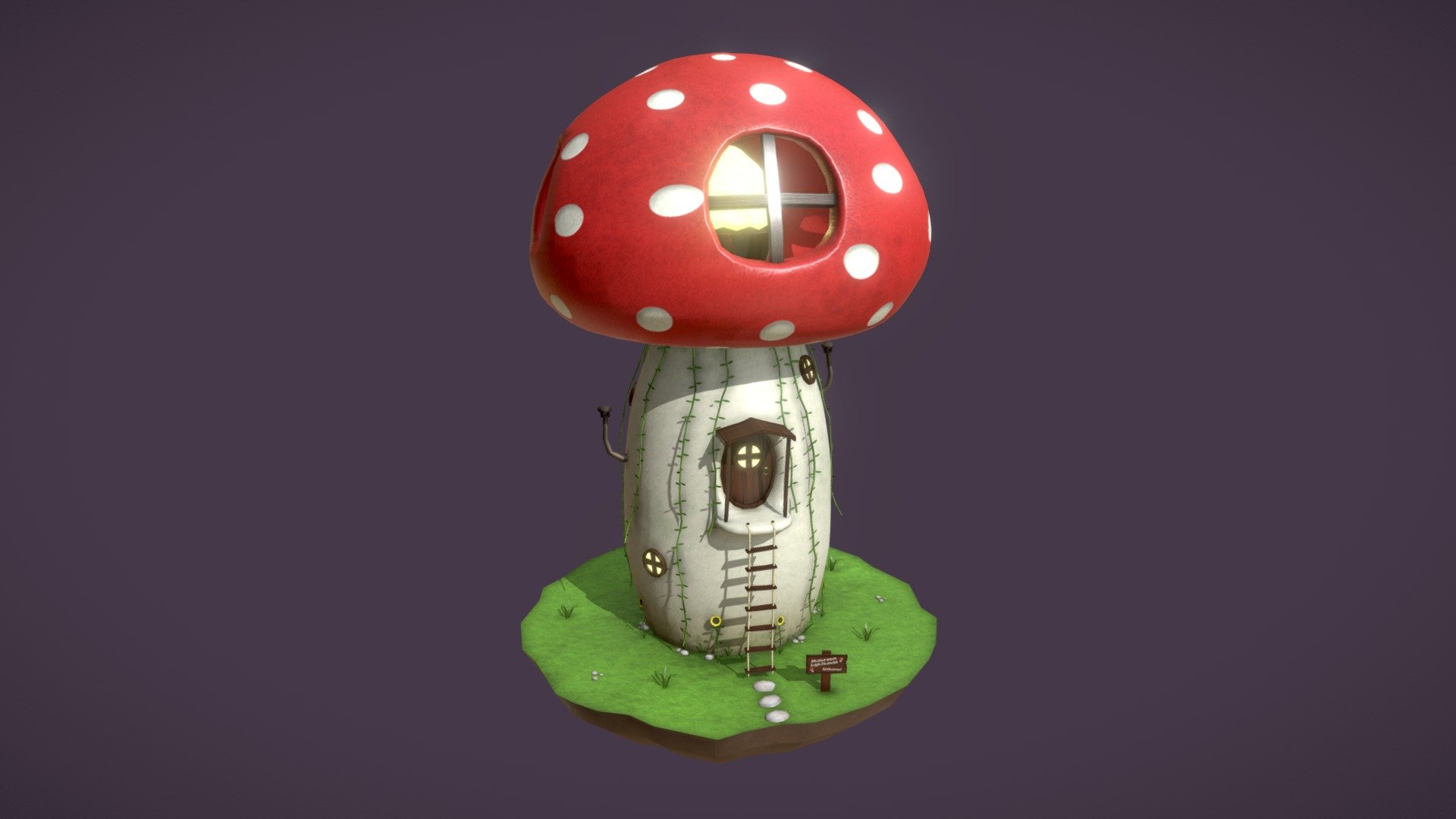 Mushroom Lighthouse 🍄 #SketchfabWeeklyChallenge 3d model