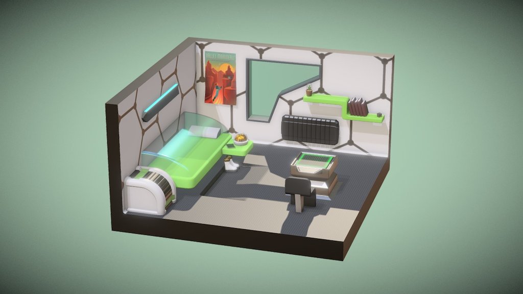 space boys room 3d model