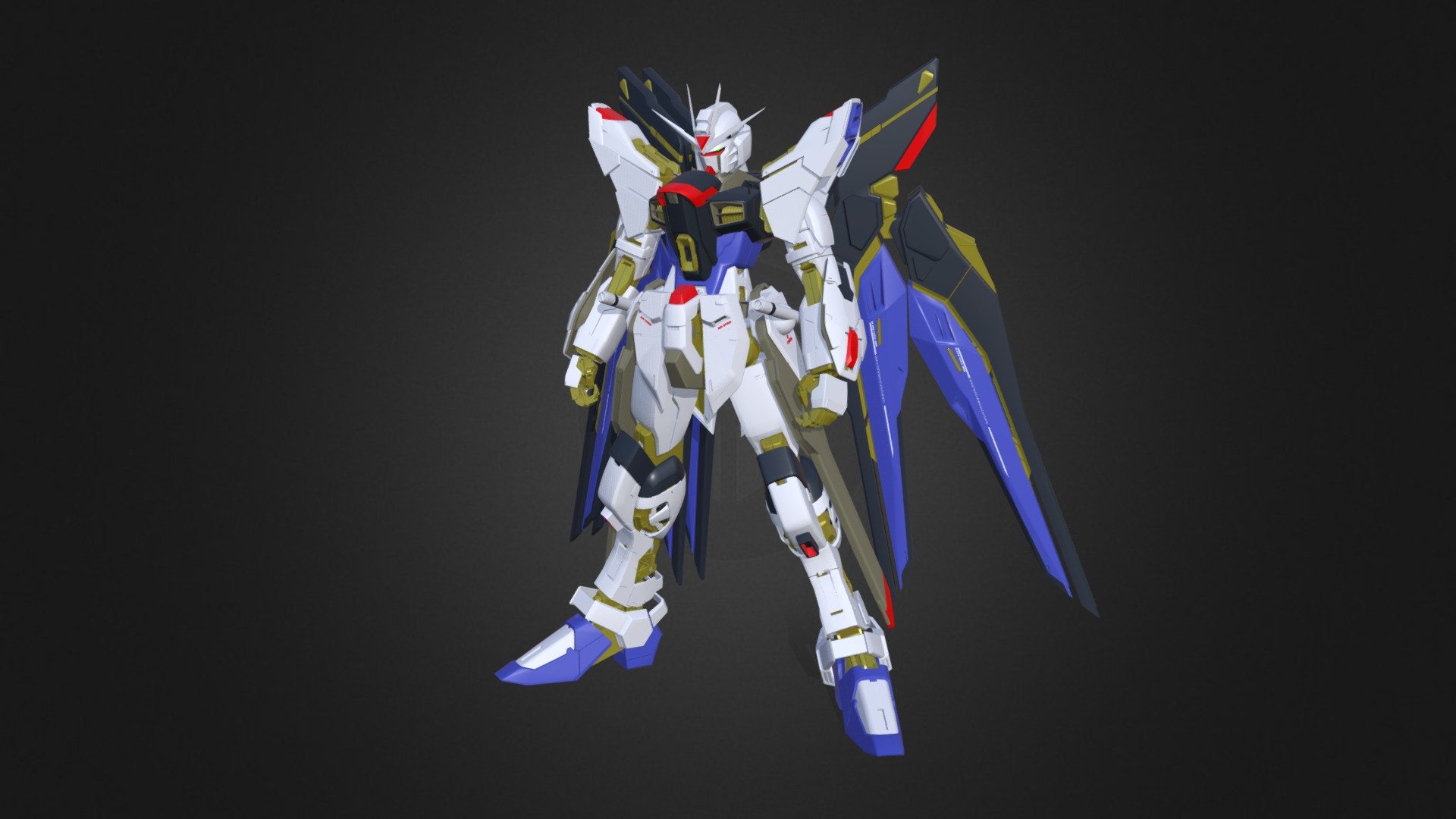 Strike Freedom Gundam 3d model