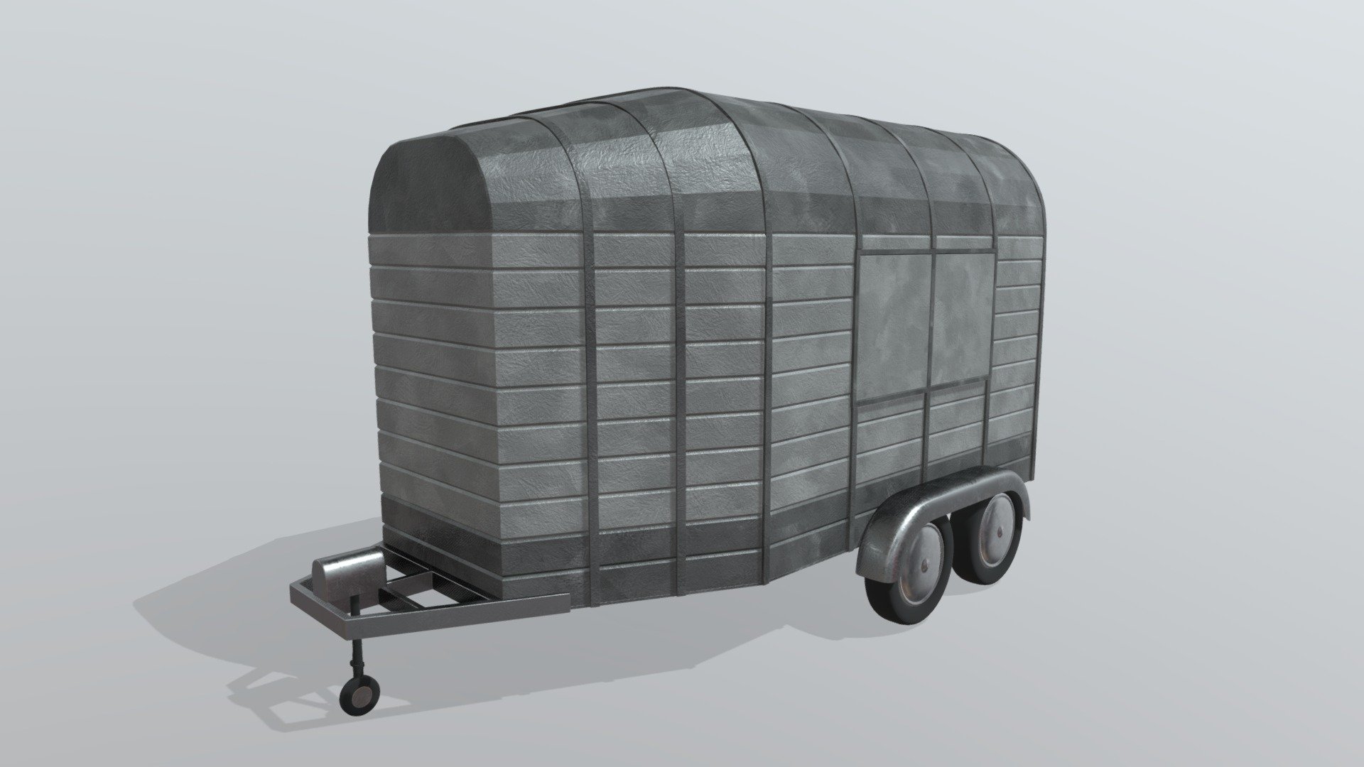 Horsebox, Trailer, Mobile Snack Van 3d model