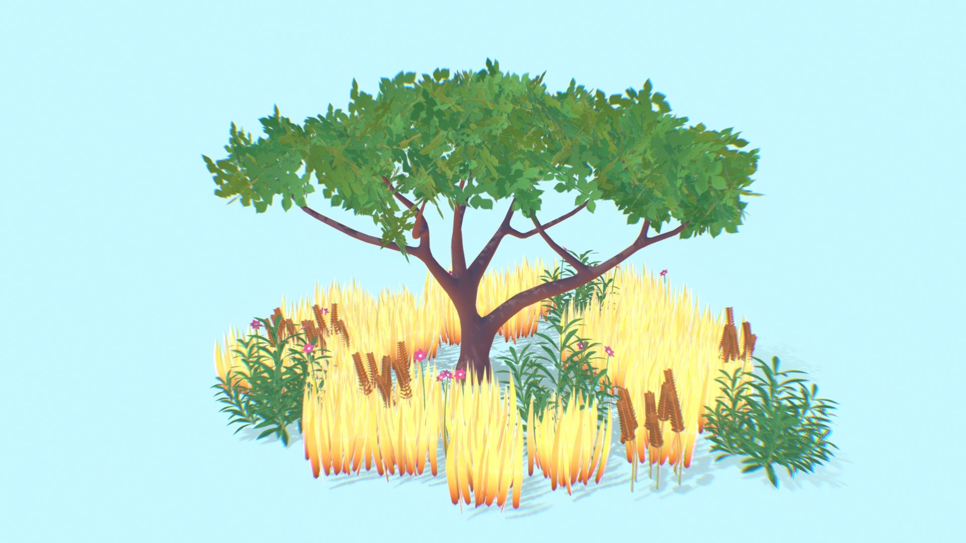 Savanna Kit 3d model