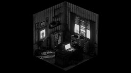 Detective in trouble (Isometric Room Challenge)