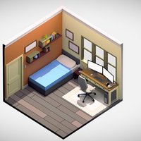 Broadcasting Rooms Isometric