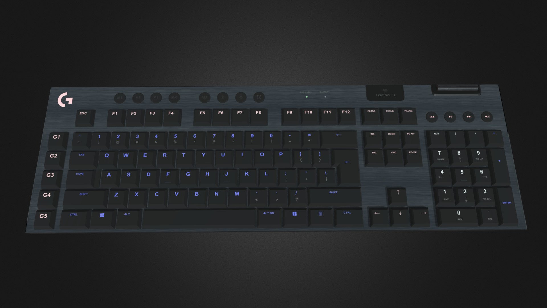 Logitech G915 Keyboard 3d model