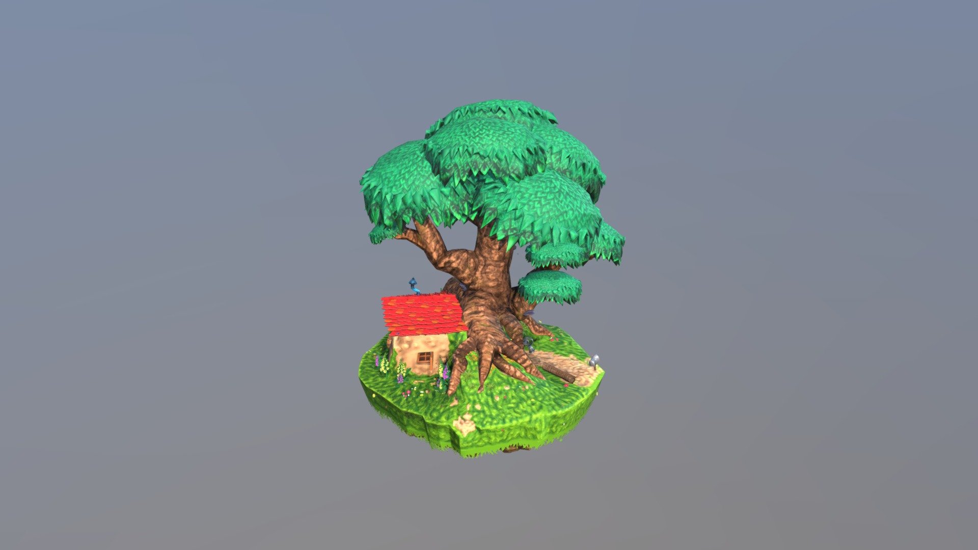 Winnie The Poohs House 3d model