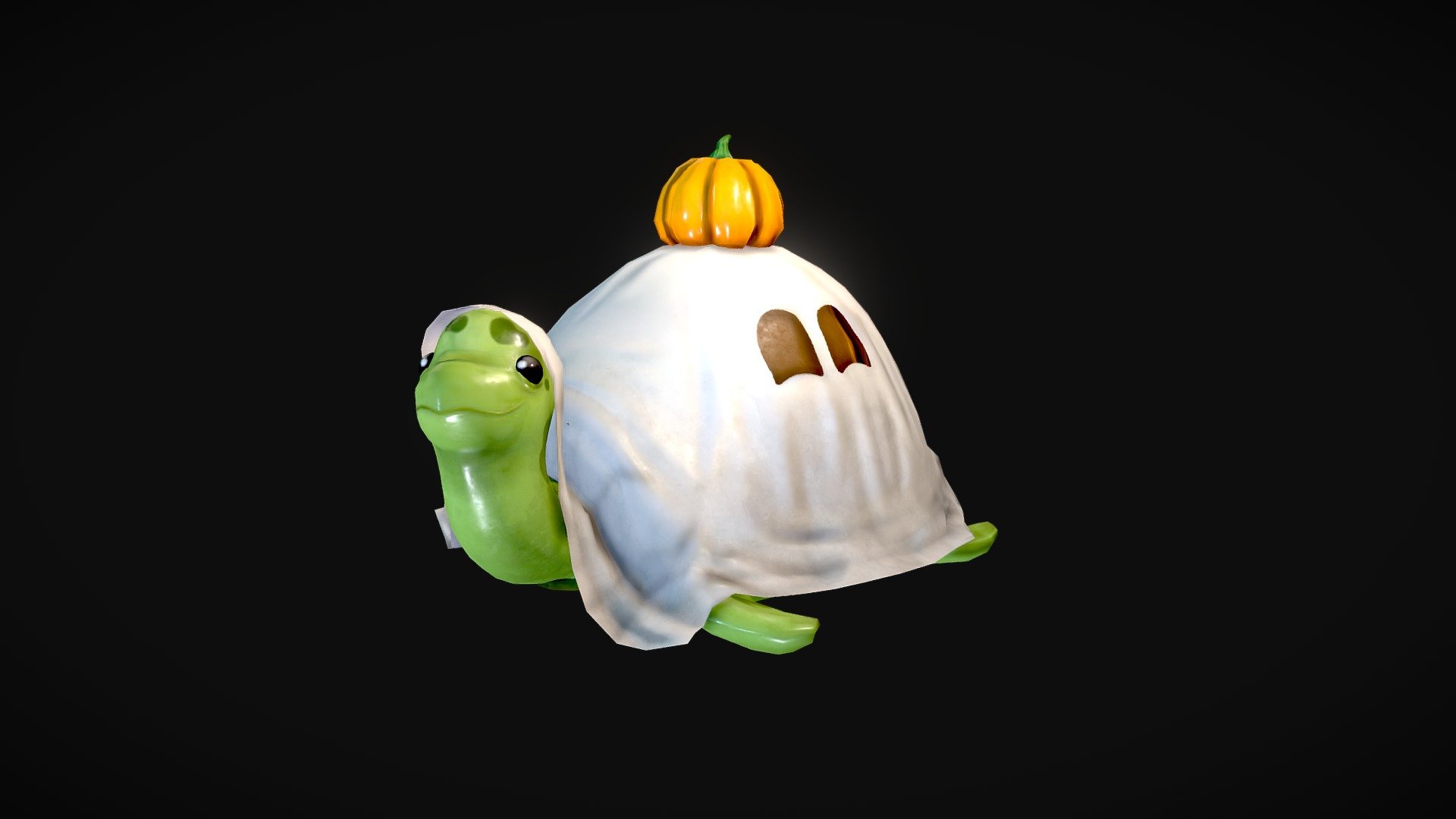 Haloween Turtle 3d model