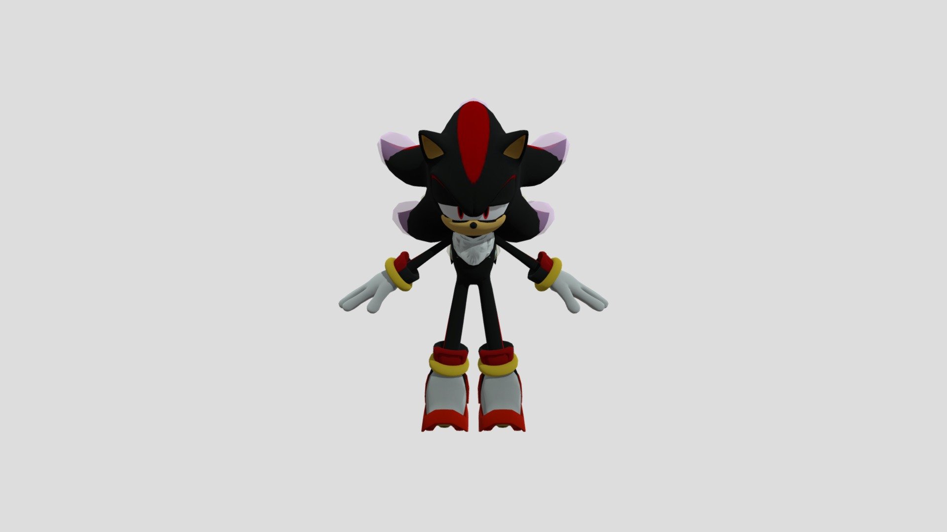 Shadow The Hedgehog 3d model