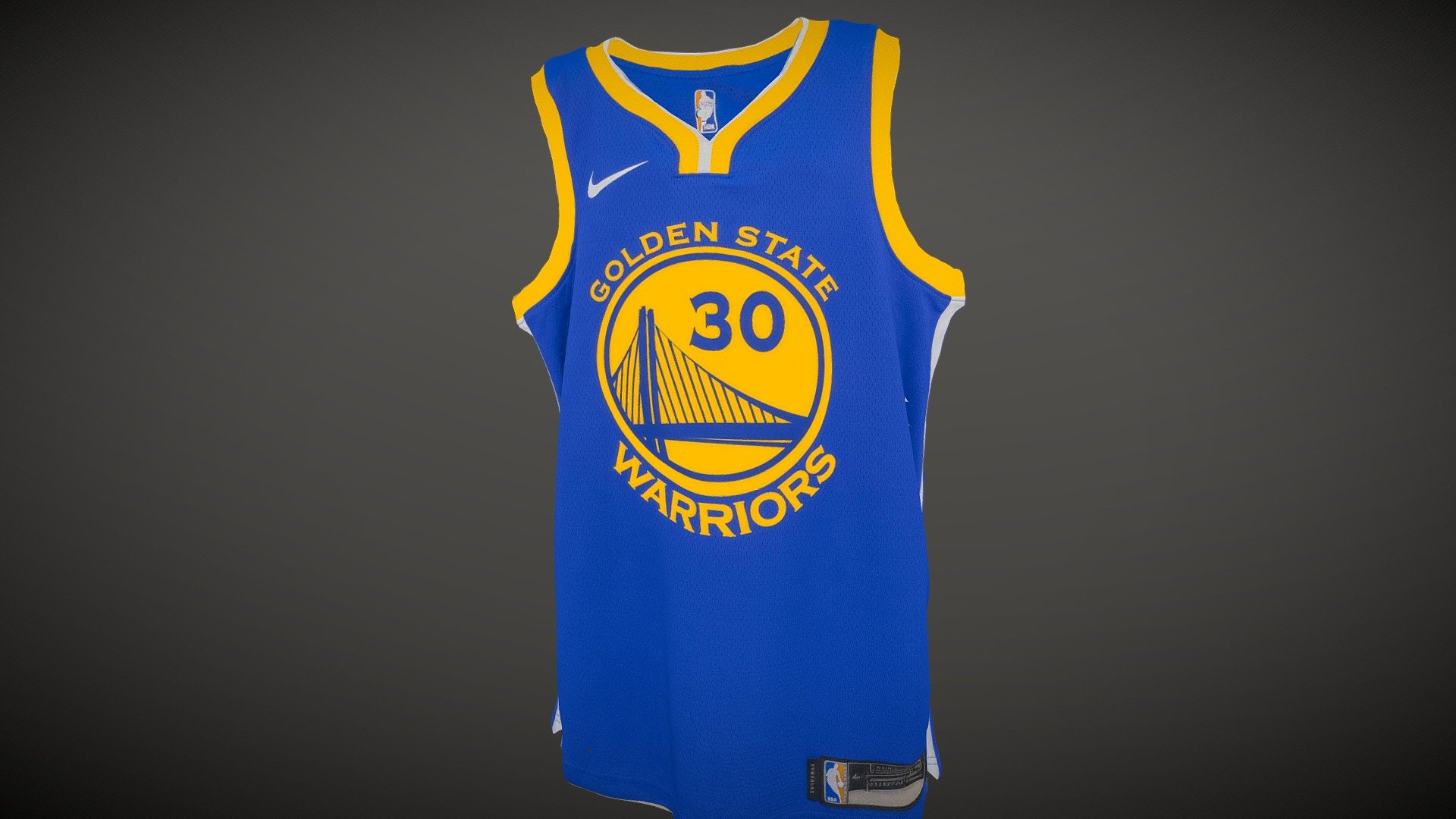 Golden State Warriors Basketball Jersey 3d model