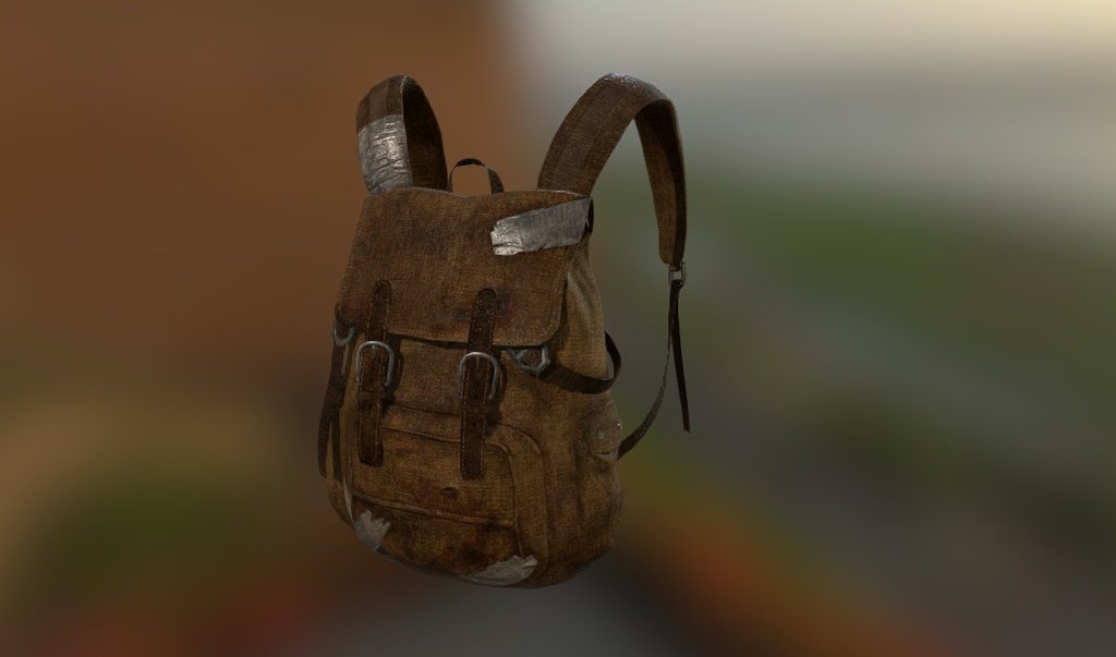 Back Pack Joel 3d model