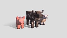 Farm Animals 32x textures Minecraft models