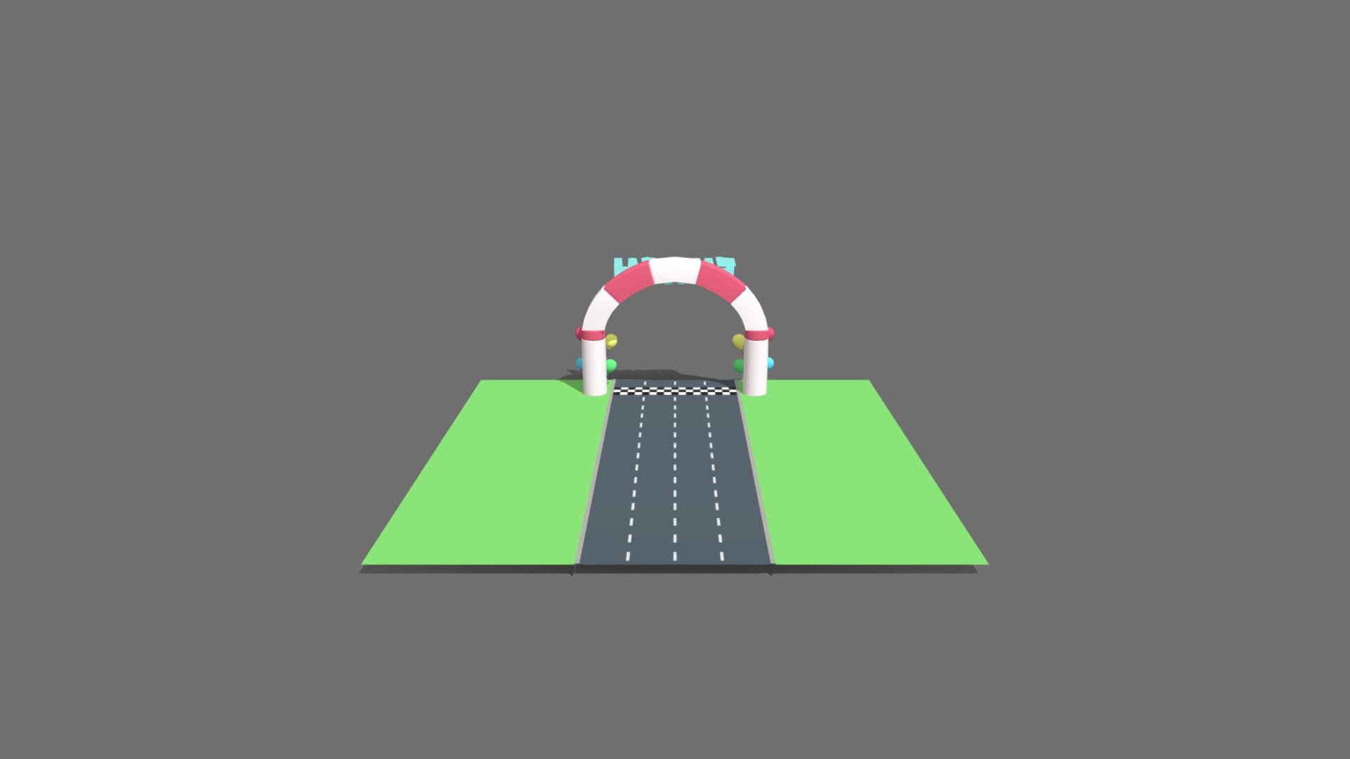 Finish Line 3d model