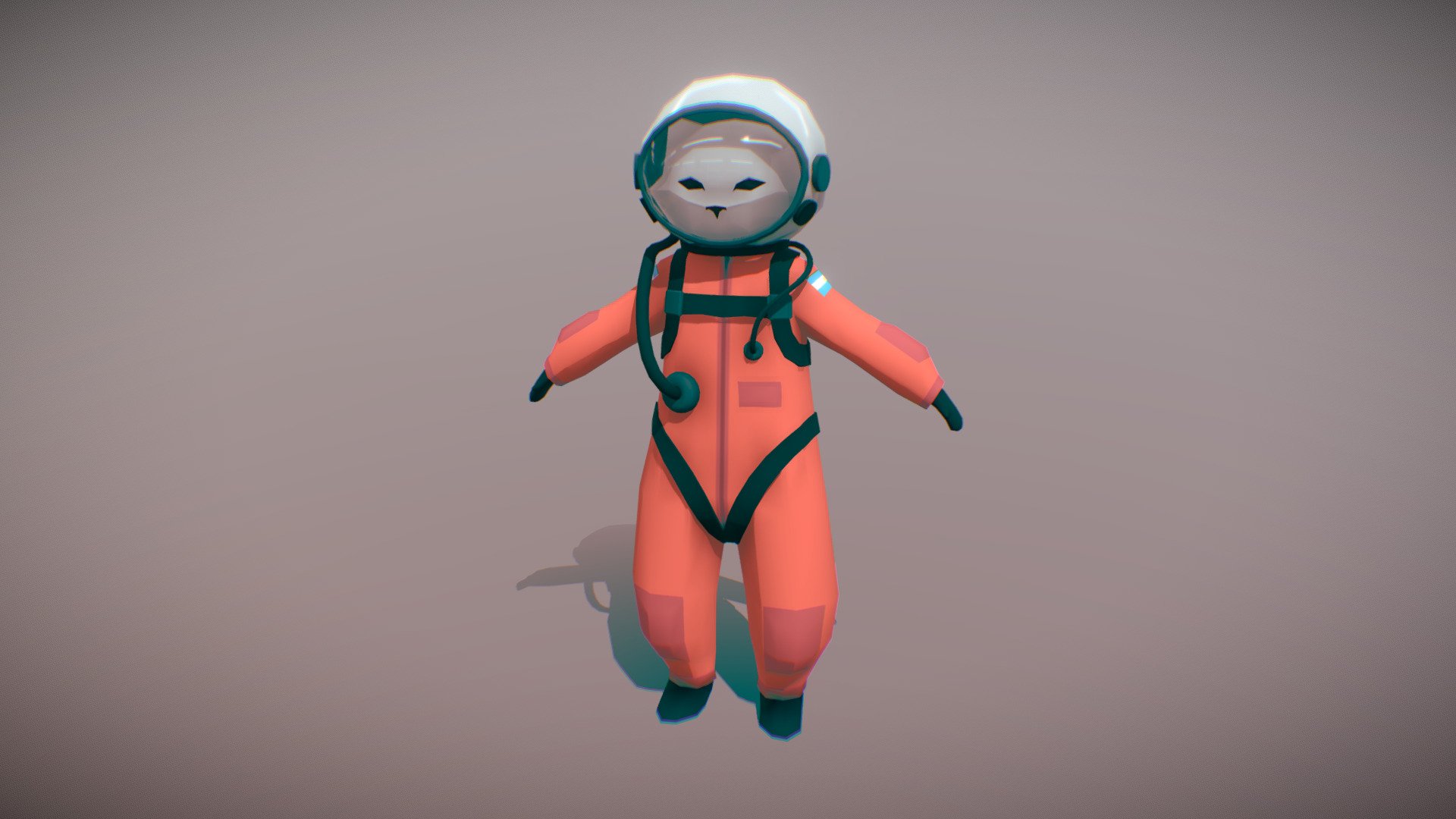 Space Cat 3d model