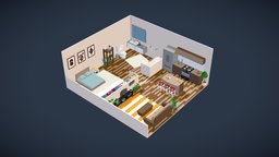 Low Poly Apartment n9