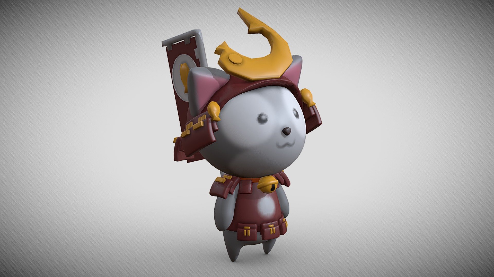 cat 3d model