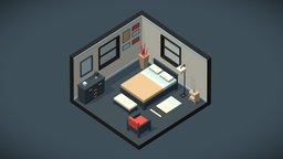 Isometric Bedroom