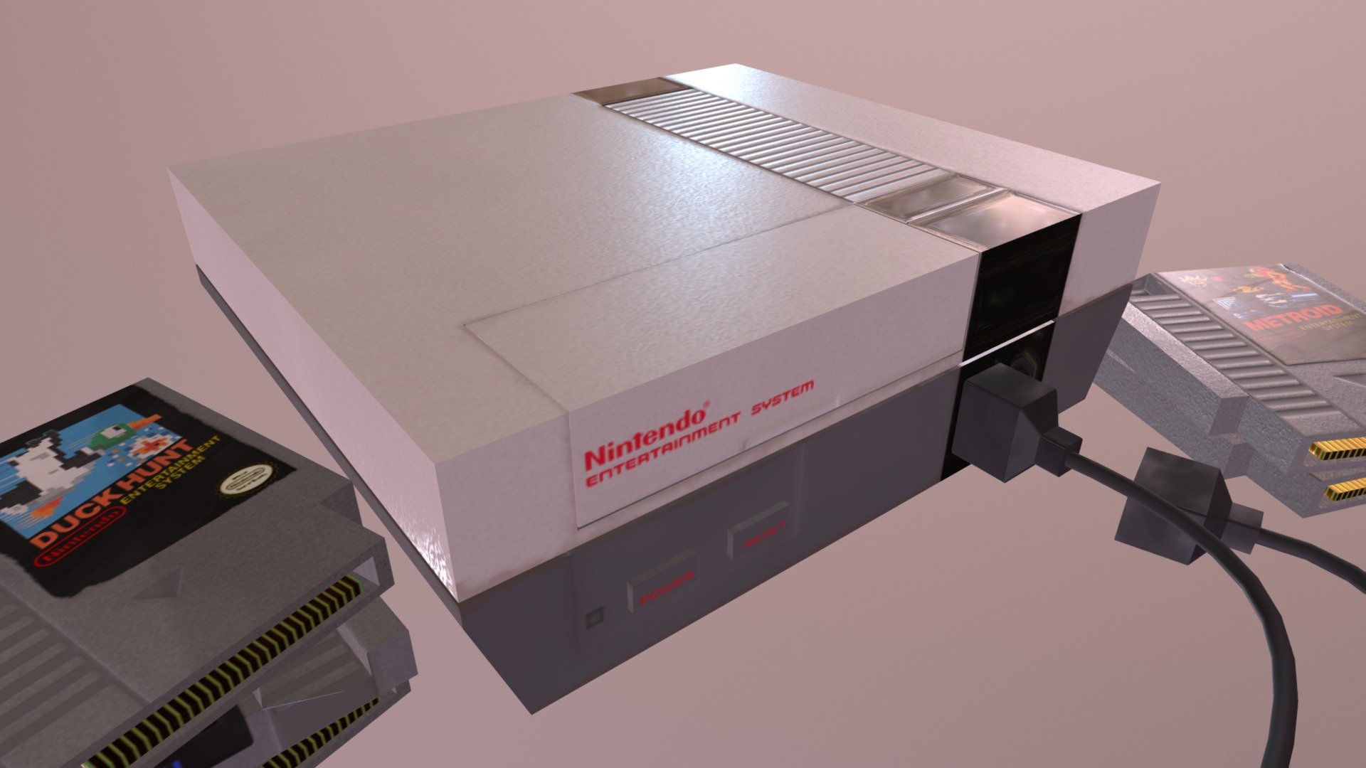 Nintendo Entertainment System 3d model