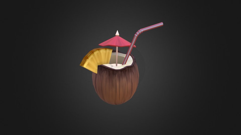 Coconut 3d model