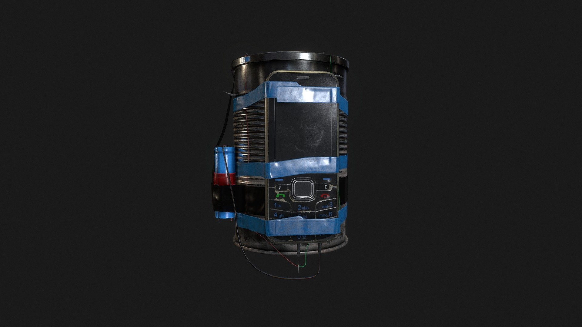 Craft Explosive device 3d model