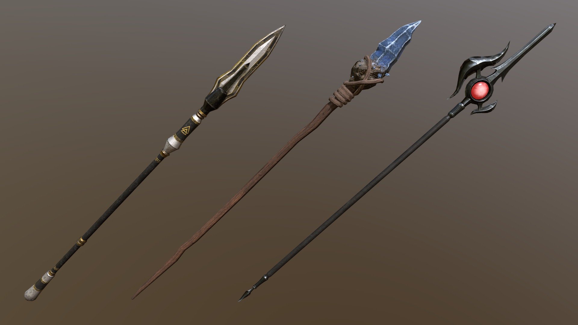 Spear Designs 3d model