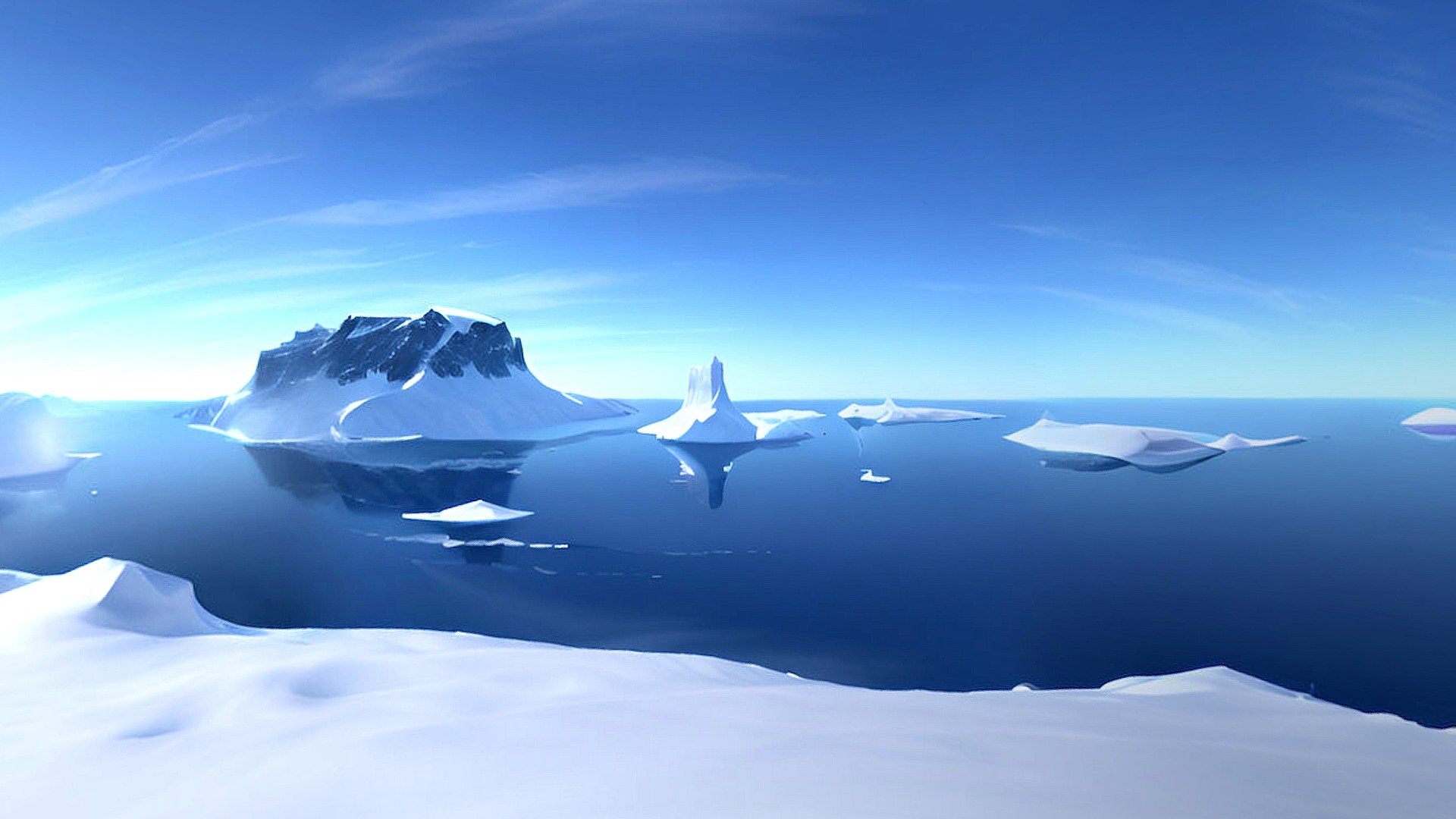 Unveiling Antarcticas Frozen Secrets 3d model