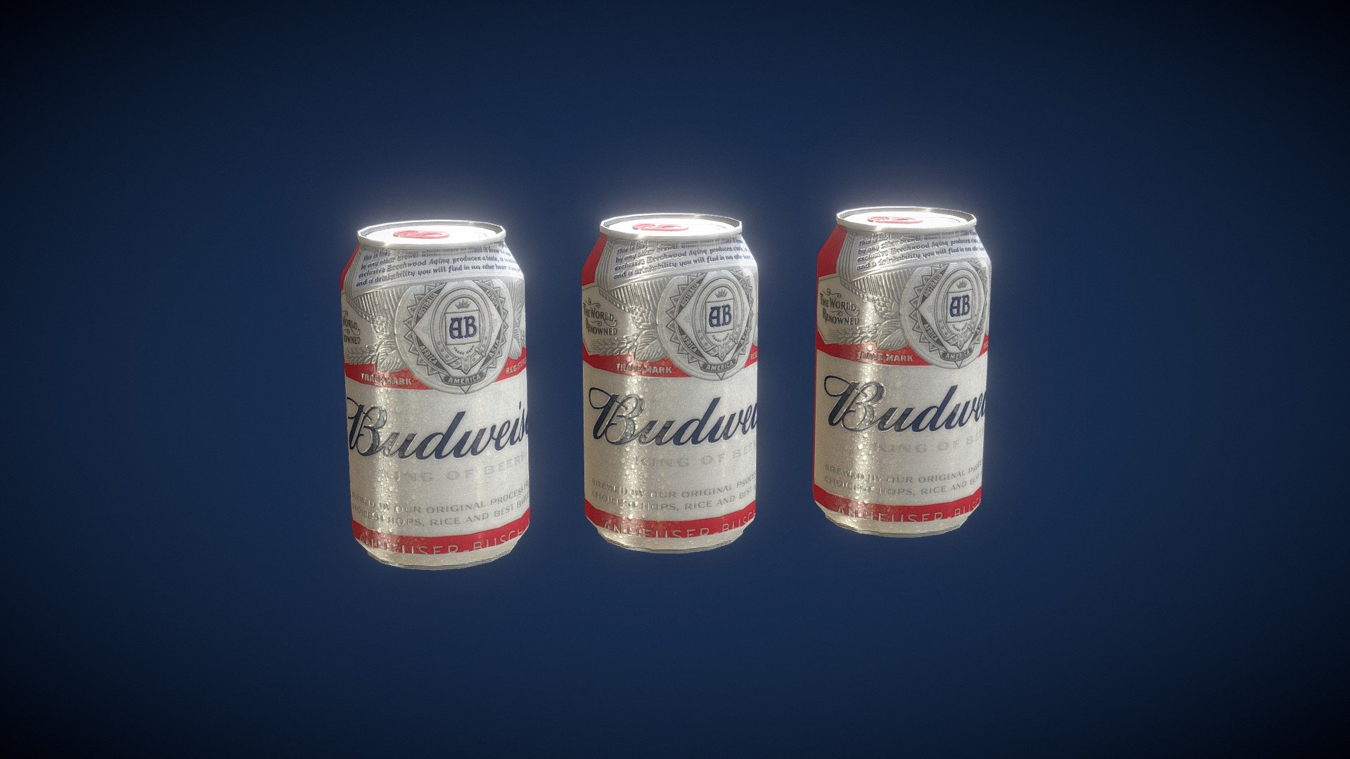 budweiser 3d model