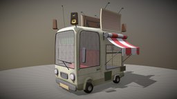 Cartoon foodtruck