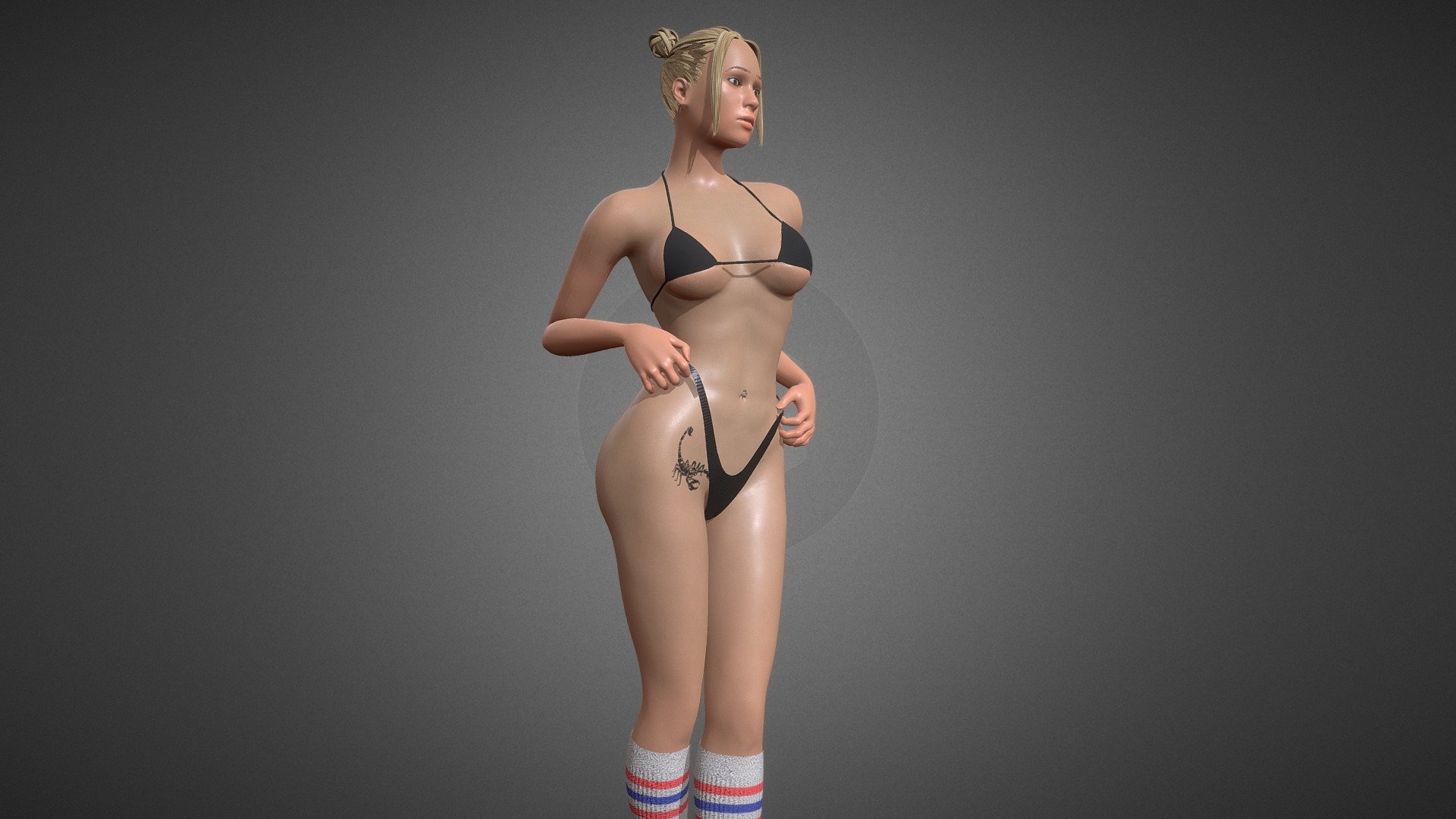 Instagram thot 3d model