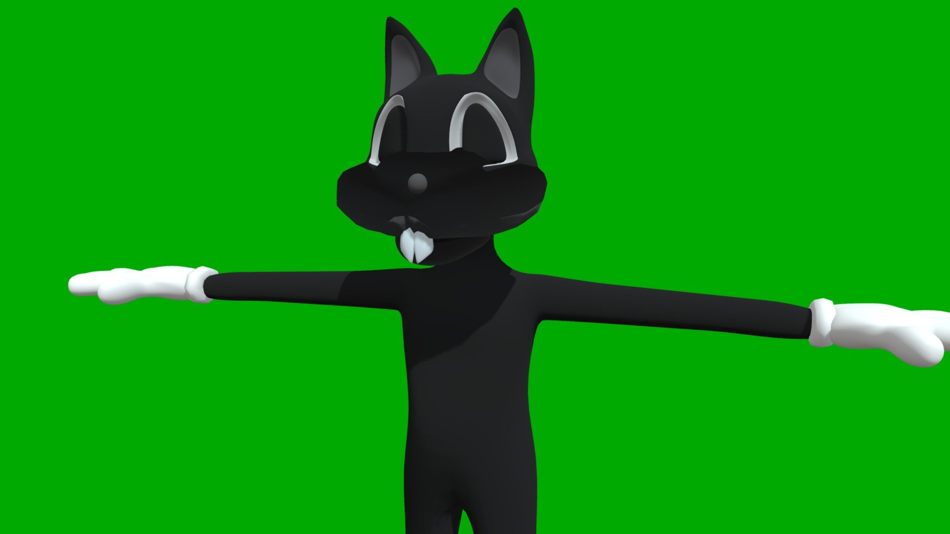 Cartoon Rat 3d model