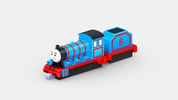 Cartoon train toy Thomas the Tank Engine