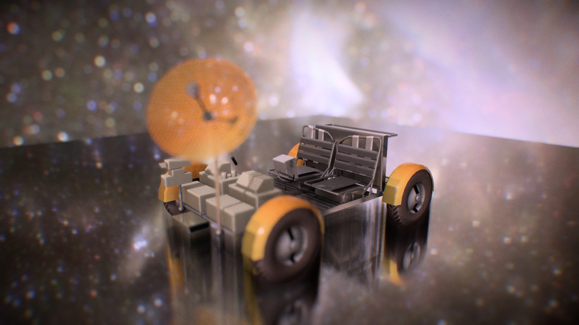 Moon Rover 3d model