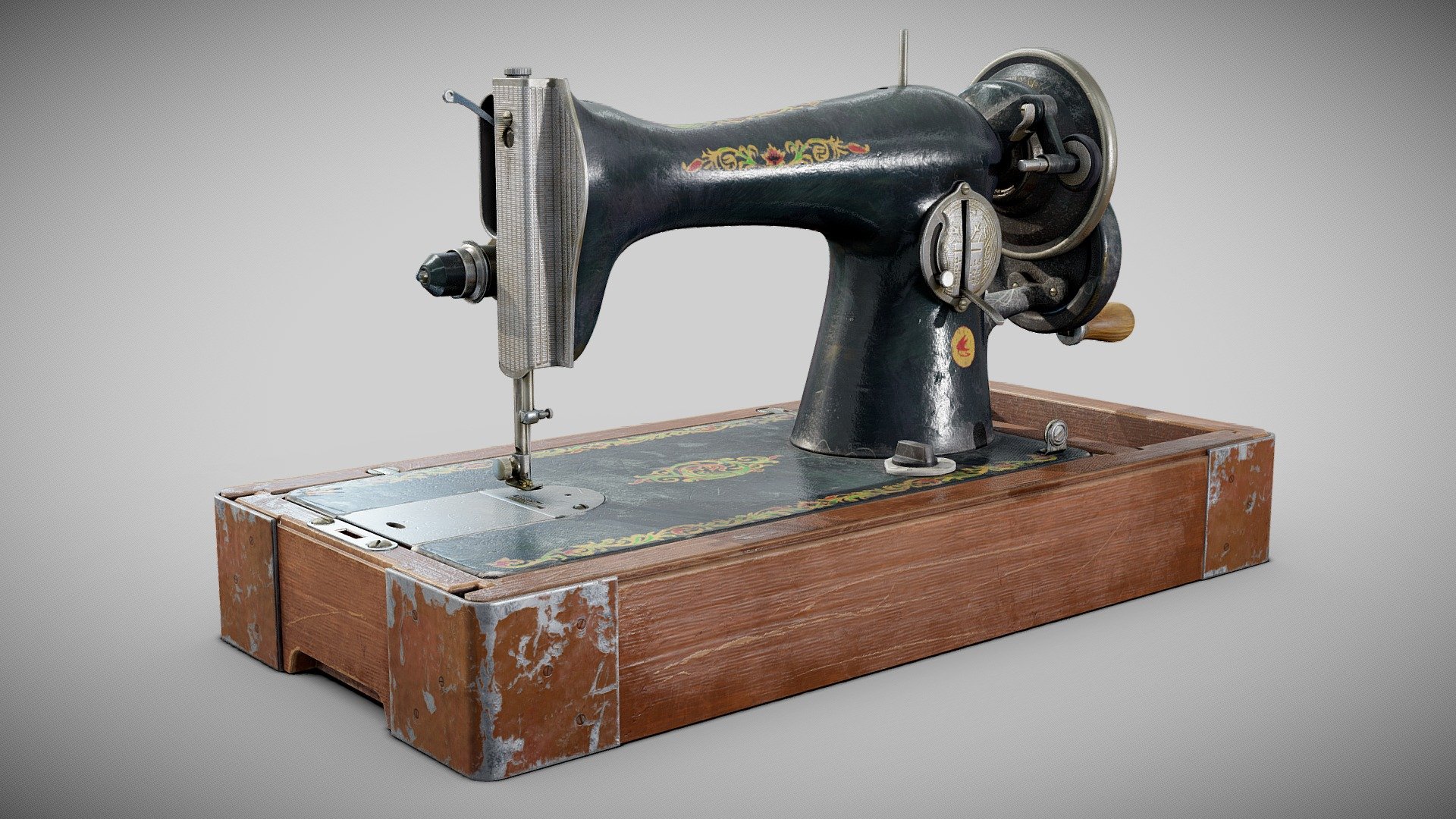 Sew tool old damaged da1 3d model