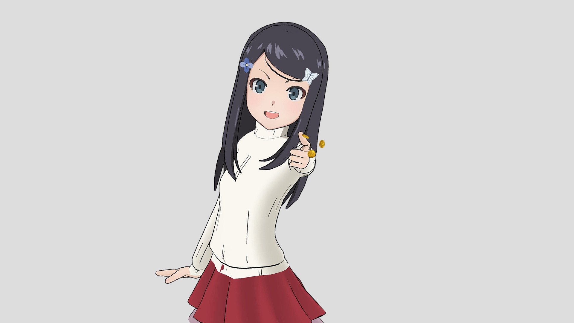 Mitsuha Yamano 3d model