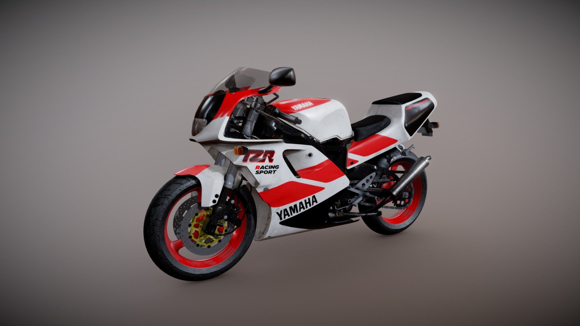 Yamaha TZR 250 3d model