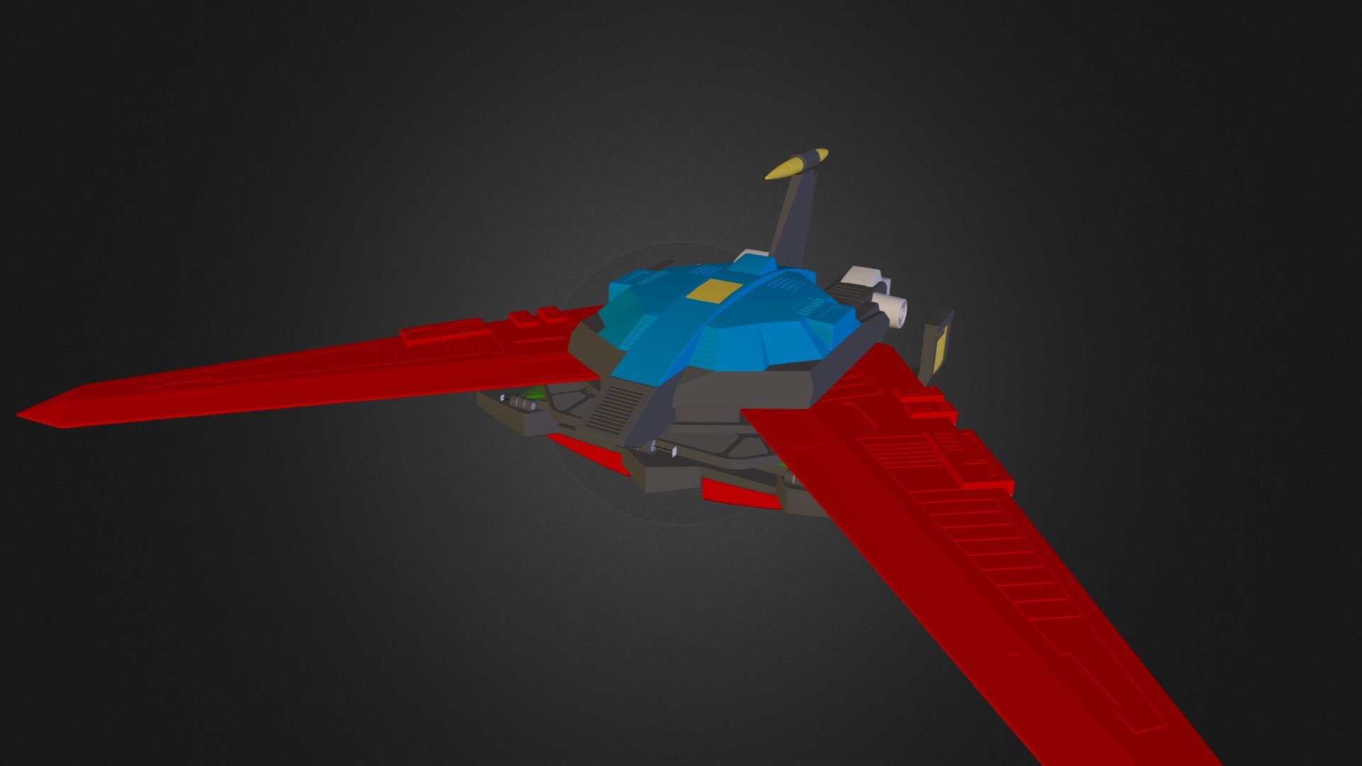 Glider 3d model