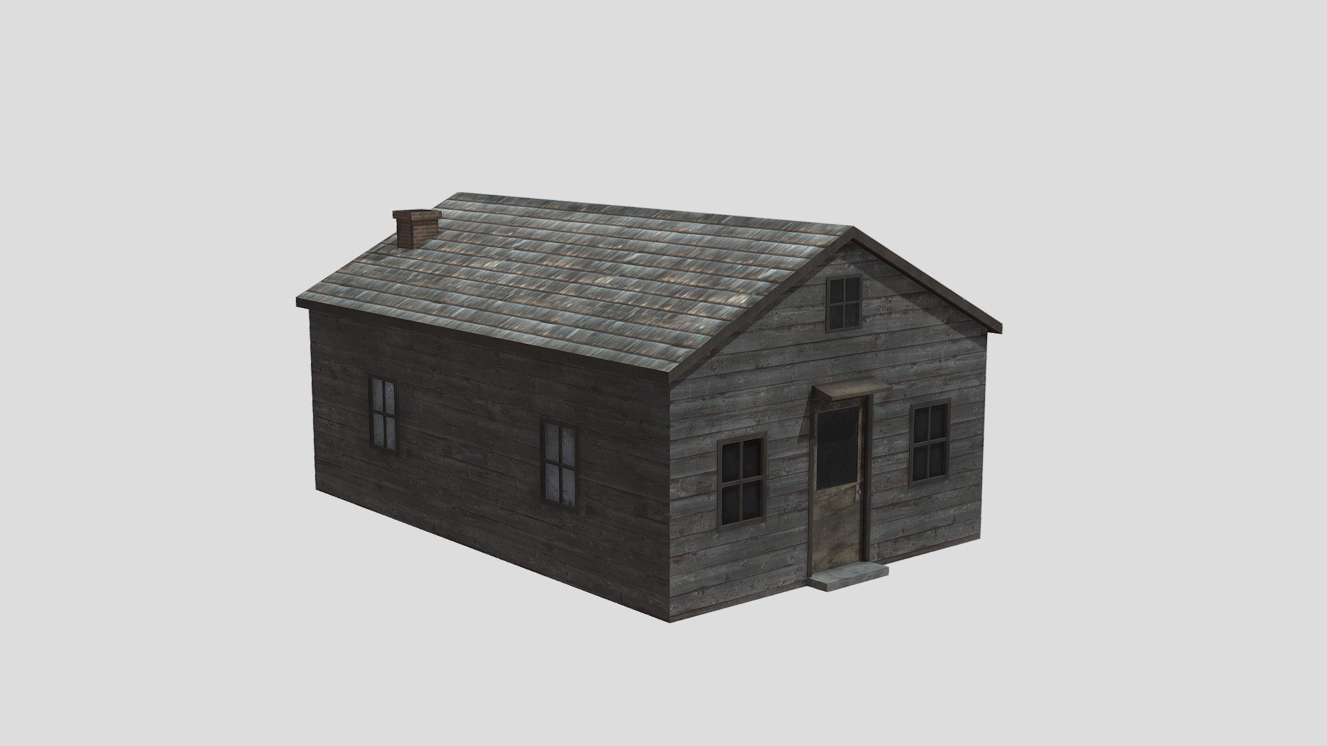 Old Abandoned House 3d model