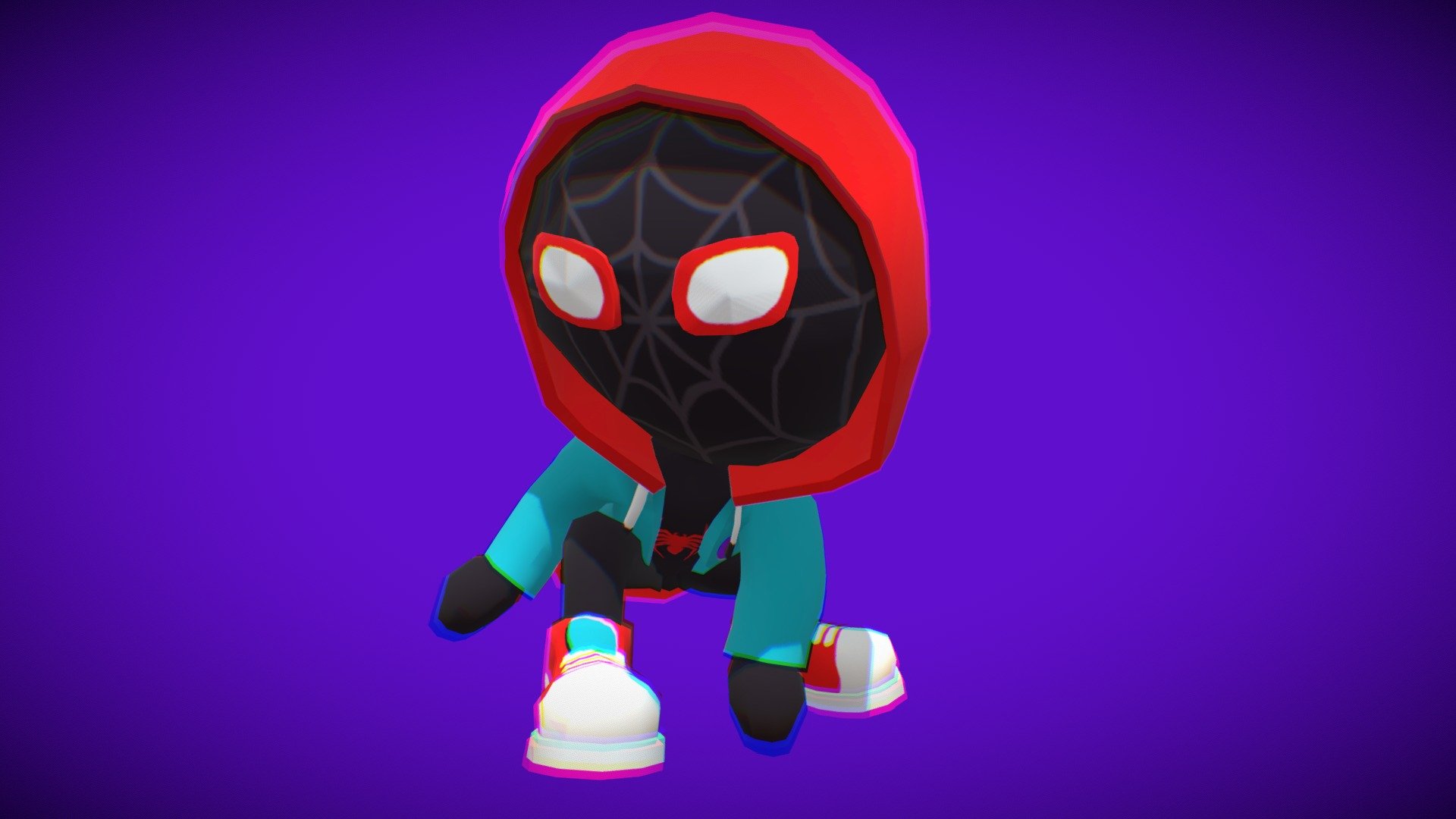 Spider Man Miles 3d model