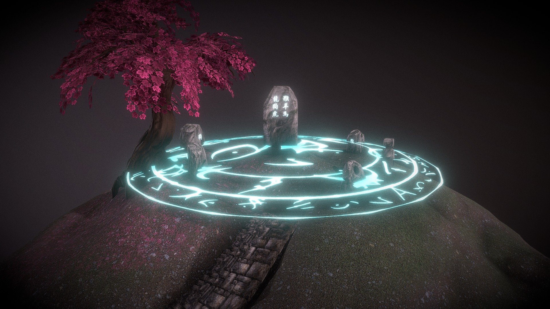 Magic circle 3d model