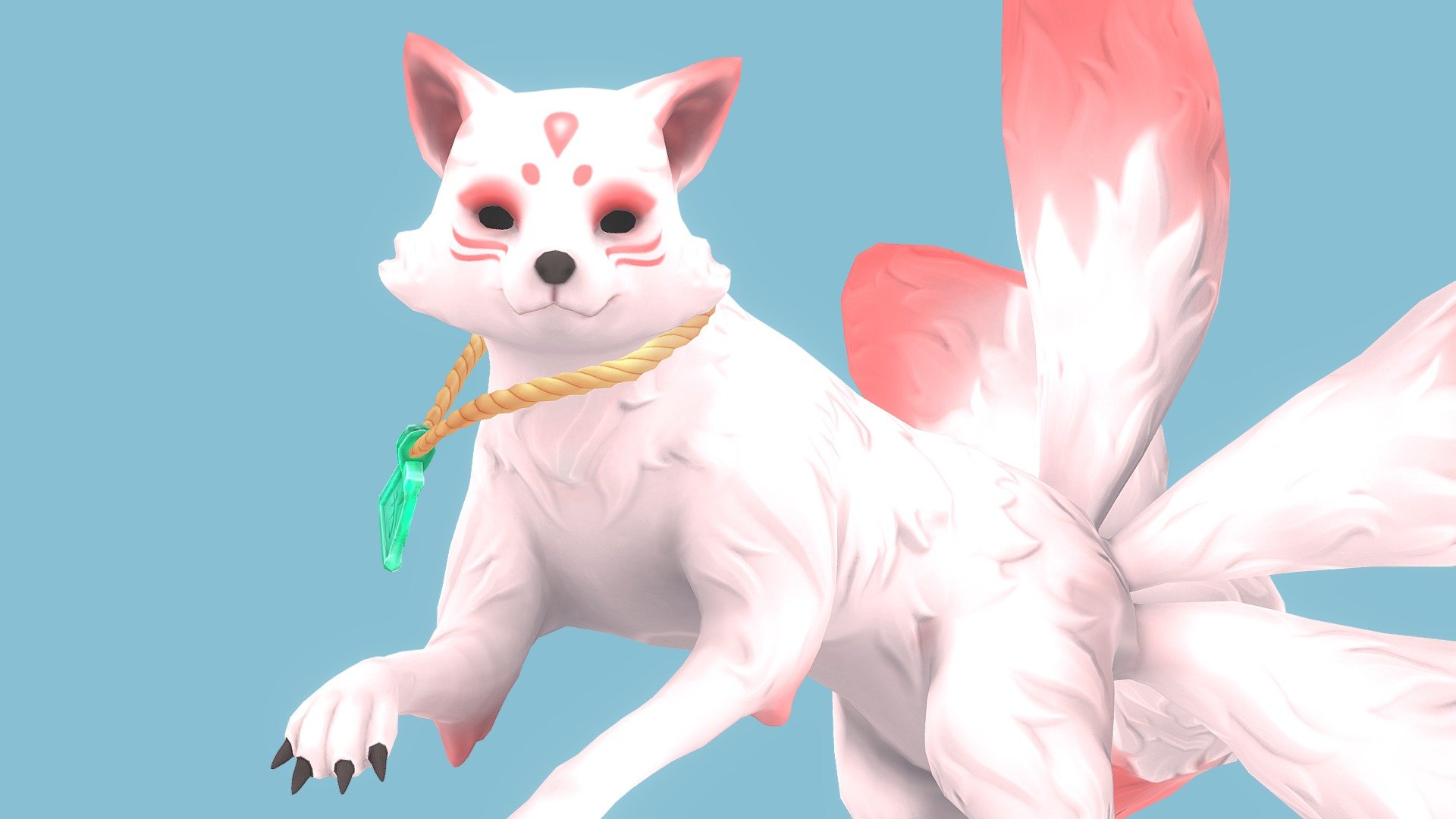 Kota the Kitsune 3d model