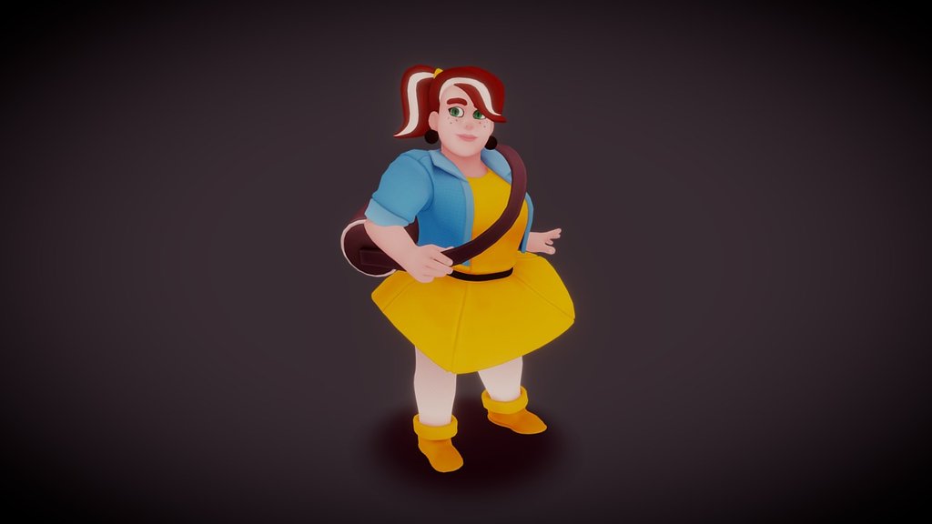 Mindy from Bricksville 3d model