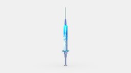 Cartoon syringe